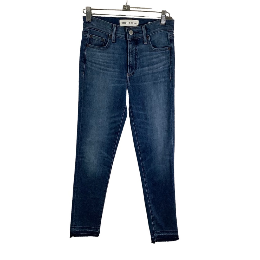 Denim Forum The Nico Mid-Rise Skinny Crop Jeans